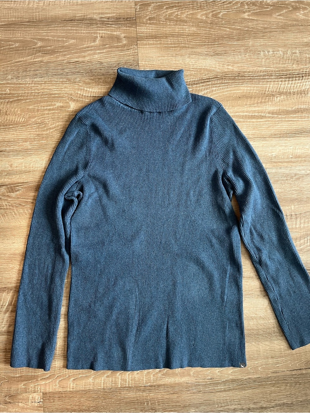 Eddie Bauer blue cotton turtleneck XL